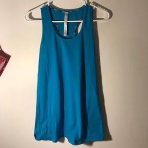Blue LuLuLemon athletic sleeveless tank top